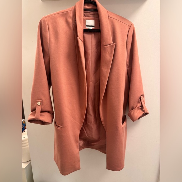 Jules & Leopold Women's Blazer in Rose - Picture 3 of 7